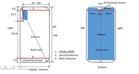 huawei p20 dimensioni.
